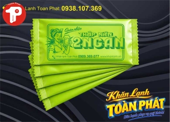 KHĂN LẠNH 20X24 VẢI CHẤM BI