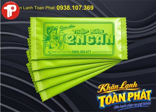 KHĂN LẠNH 20X24 VẢI CHẤM BI